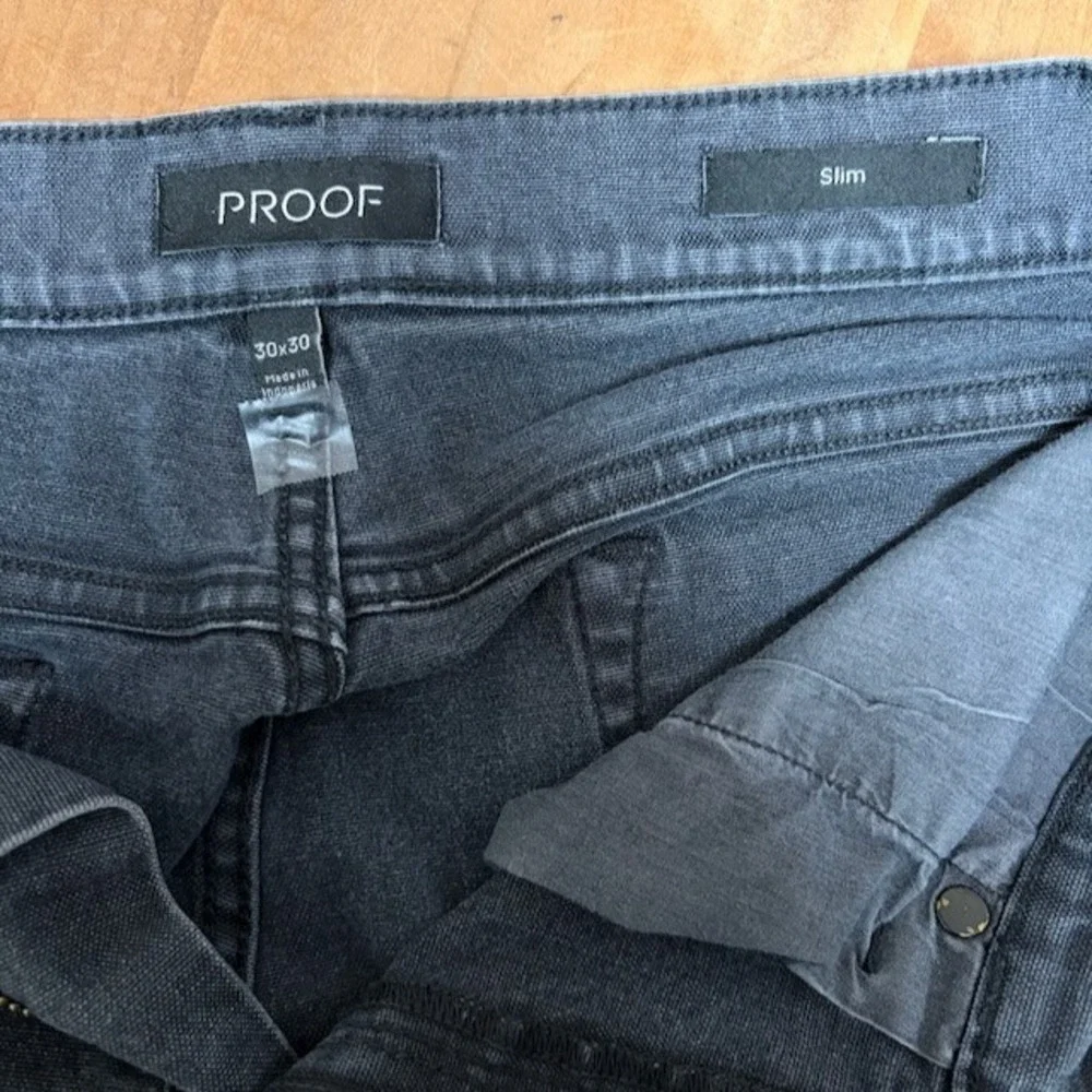 Huckberry Proof Rover Slim Black Pants Size‎ 30 Repreve Durable Outdoor Stretch
